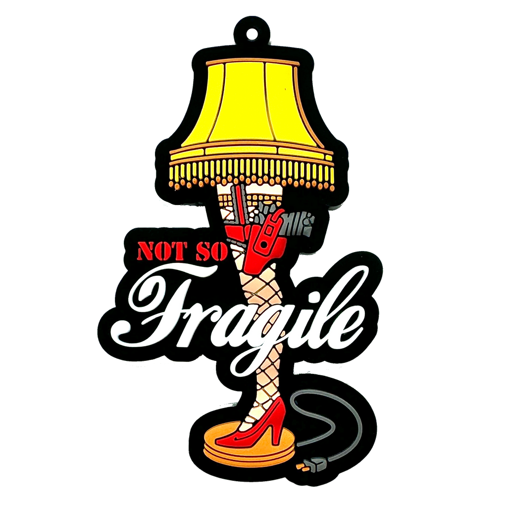 Patriot Patch Co. - Christmas Story Leg Lamp - Not So Fragile - Christmas Ornament