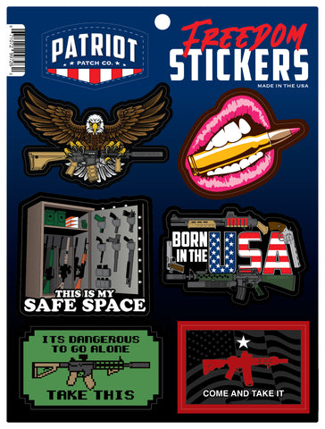 Patriot Patch Co - Freedom Sticker Sheet V1 for Tumblers