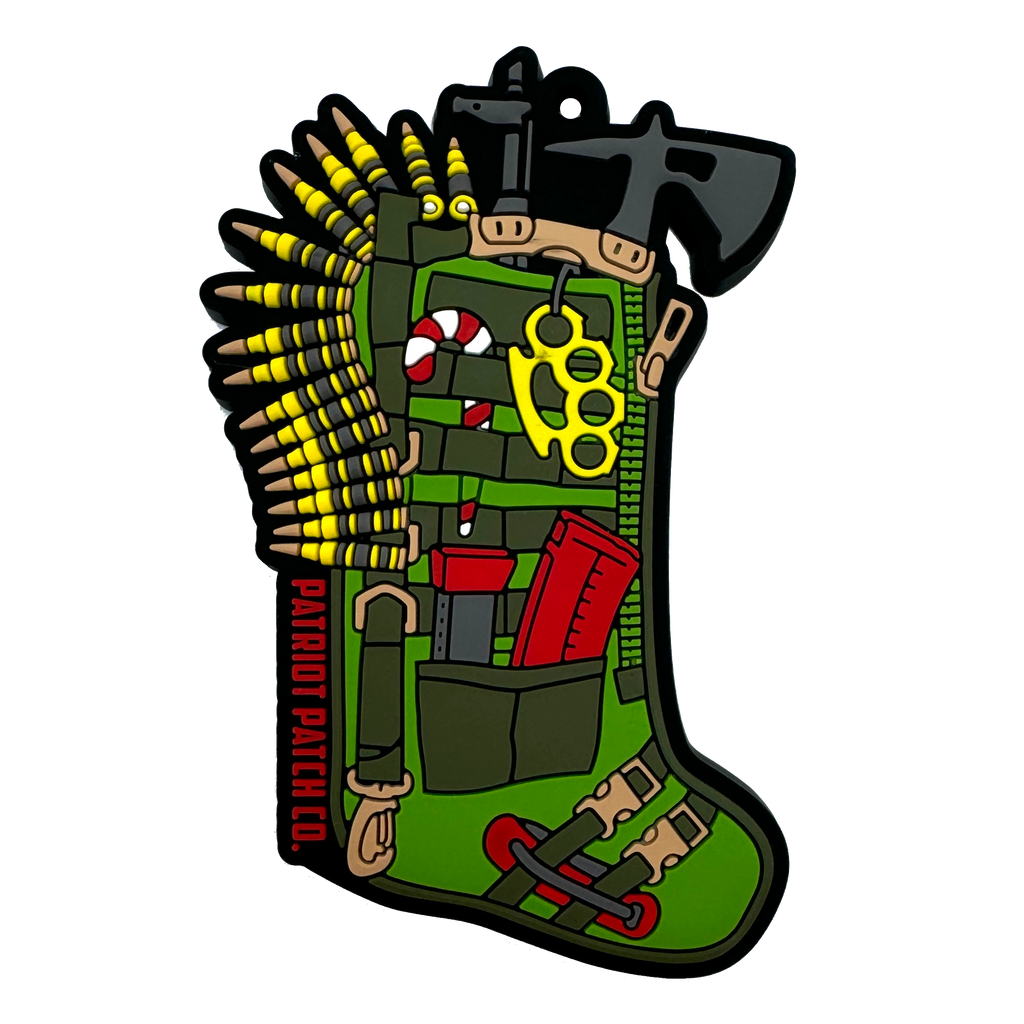 Patriot Patch Co. - Tactical Stocking - Christmas Ornament