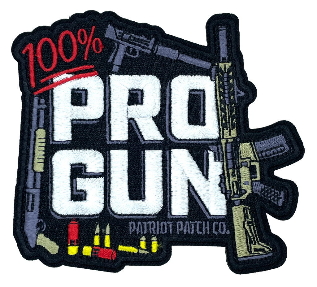 100% ProGun - Embroidered Patch