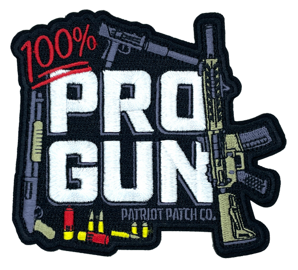 100% ProGun - Embroidered Patch