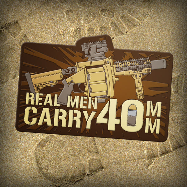 Real Men Carry 40mm - Patch