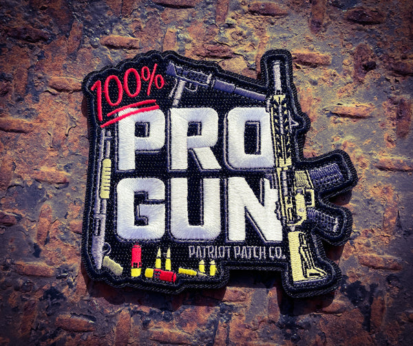 100% ProGun - Embroidered Patch