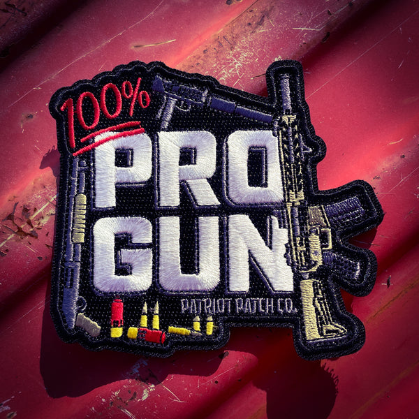 100% ProGun - Embroidered Patch