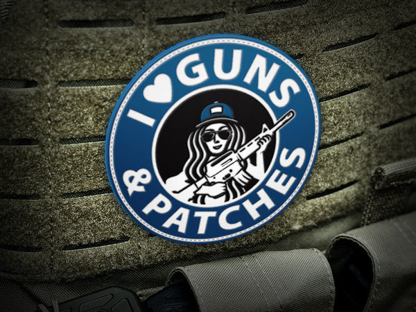 I ♥ Guns & Patches - Patch