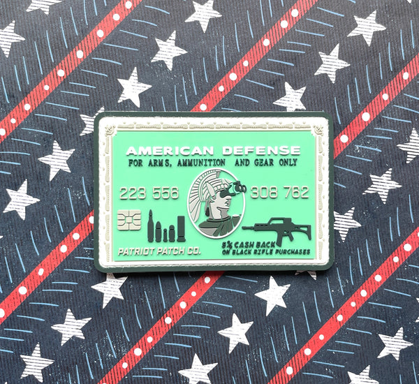 American Defense Card - Patch