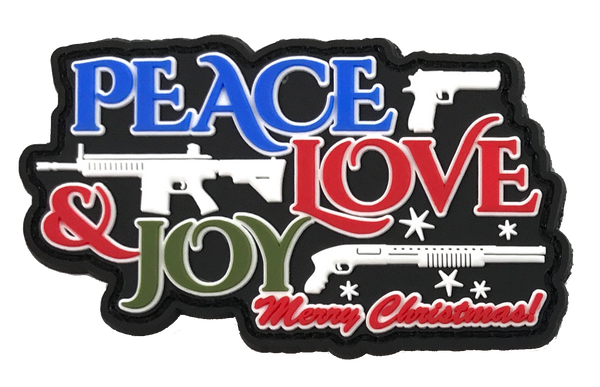 Peace, Joy, & Love Christmas - Patch