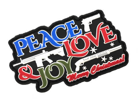 Peace, Joy, & Love Christmas - Patch