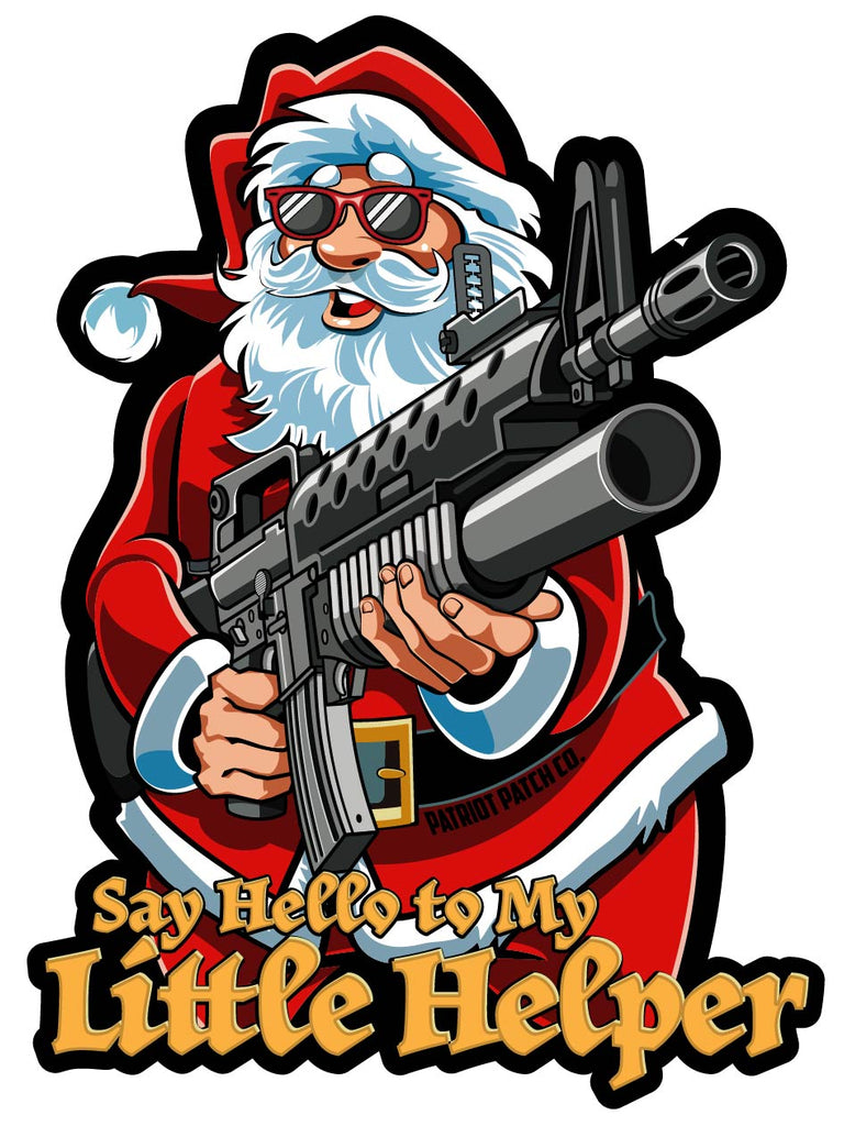 Santa's Little Helper Sticker