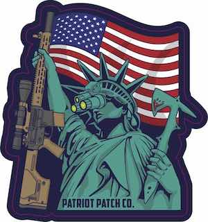 Lady Liberty Sticker