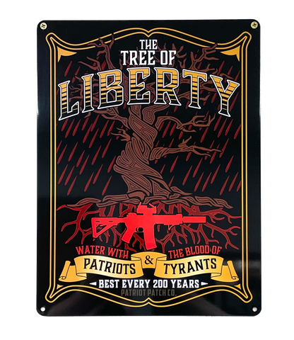 Tree of Liberty - Aluminum Sign