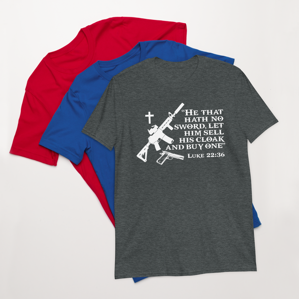 Patriot Patch Co - Luke 22:36 AR-15 T-Shirt