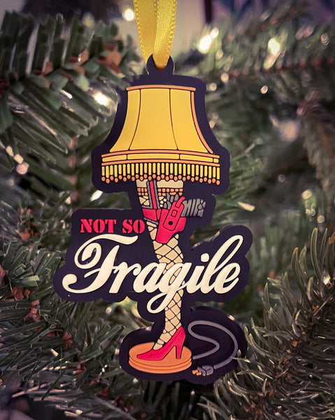 Patriot Patch Co. - Christmas Story Leg Lamp - Not So Fragile - Christmas Ornament