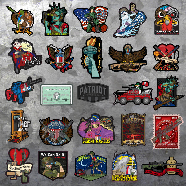 Patriot Patch Co - Mega Spicy Sticker Assortment 25pcs