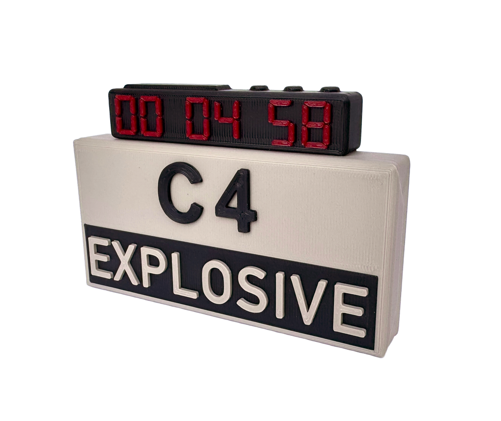Stargate C4 Explosive Refrigerator Magnet - C4 Block Prop Replica - Made in USA