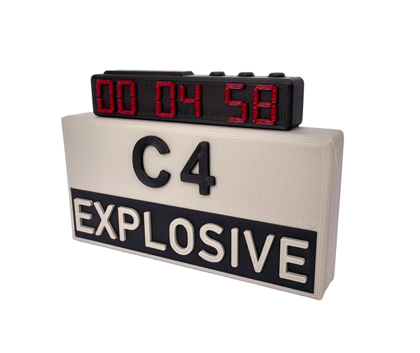 Stargate C4 Explosive Refrigerator Magnet - C4 Block Prop Replica - Made in USA
