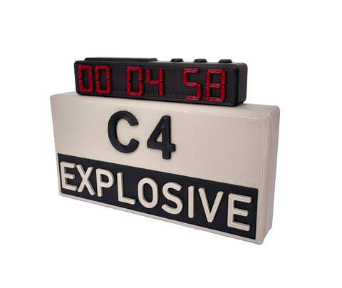 Stargate C4 Explosive Refrigerator Magnet - C4 Block Prop Replica - Made in USA