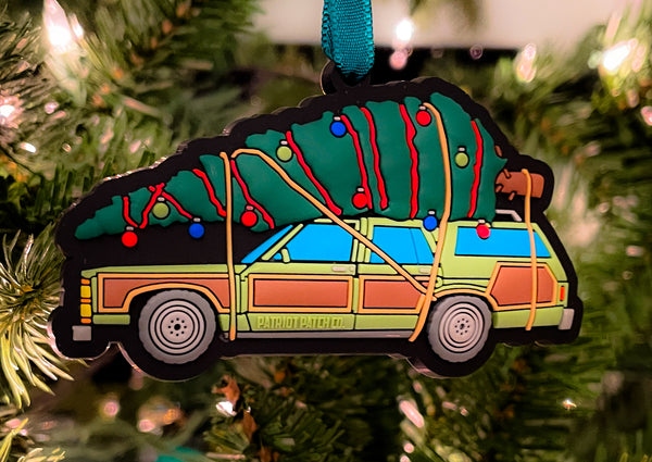 Patriot Patch Co. - Christmas Vacation Wagon - Christmas Ornament