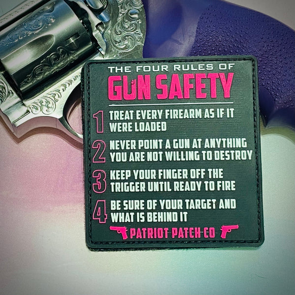 4 Rules of Gun Safety - Patch