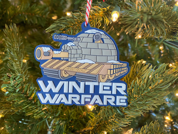 Patriot Patch Co. - Winter Warfare Igloo Tank - Christmas Ornament