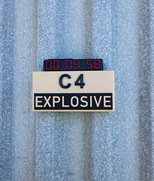 Stargate C4 Explosive Refrigerator Magnet - C4 Block Prop Replica - Made in USA