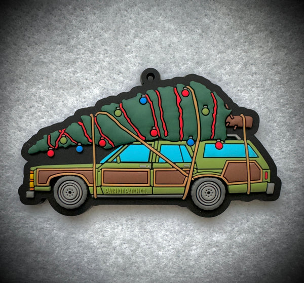 Patriot Patch Co. - Christmas Vacation Wagon - Christmas Ornament