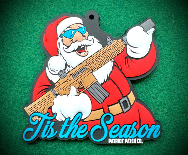 Patriot Patch Co. - Tis The Season Tactical Santa - Christmas Ornament