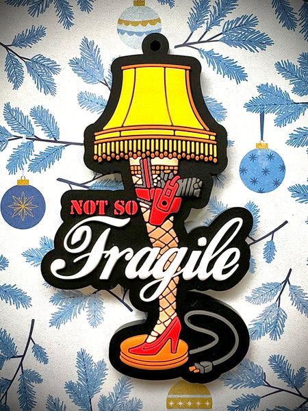 Patriot Patch Co. - Christmas Story Leg Lamp - Not So Fragile - Christmas Ornament