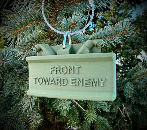 Patriot Patch Co. - Claymore Front Toward Enemy - Christmas Ornament
