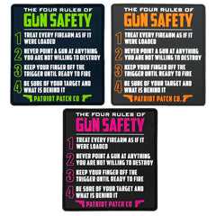 4 Rules of Gun Safety - Patch