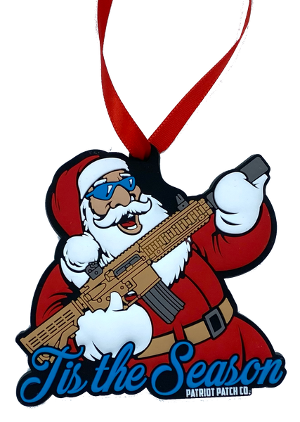 Patriot Patch Co. - Tis The Season Tactical Santa - Christmas Ornament