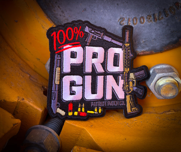 100% ProGun - Embroidered Patch