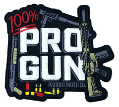 100% ProGun - Embroidered Patch