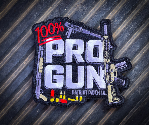 100% ProGun - Embroidered Patch