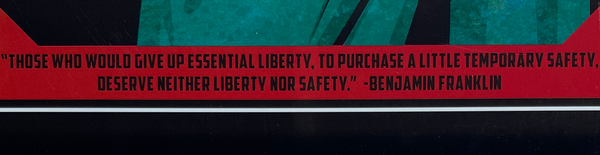 Lady Liberty - Essential Liberty Sign - Aluminum Sign