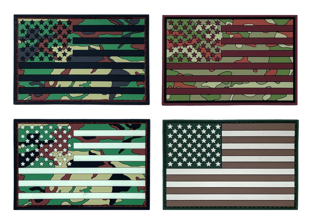 Camo USA Flag Patch Velcro for Sale