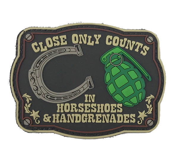 Horseshoes & Hand Grenades - Patch