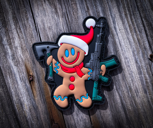 Tactical Gingerbread Man - Patch