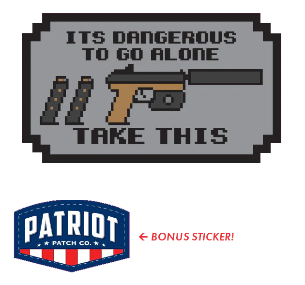 Dangerous To Go Alone - Pistol Sticker