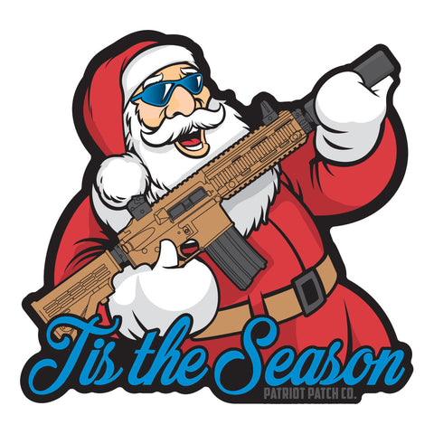 Tis the Season Santa - Sticker