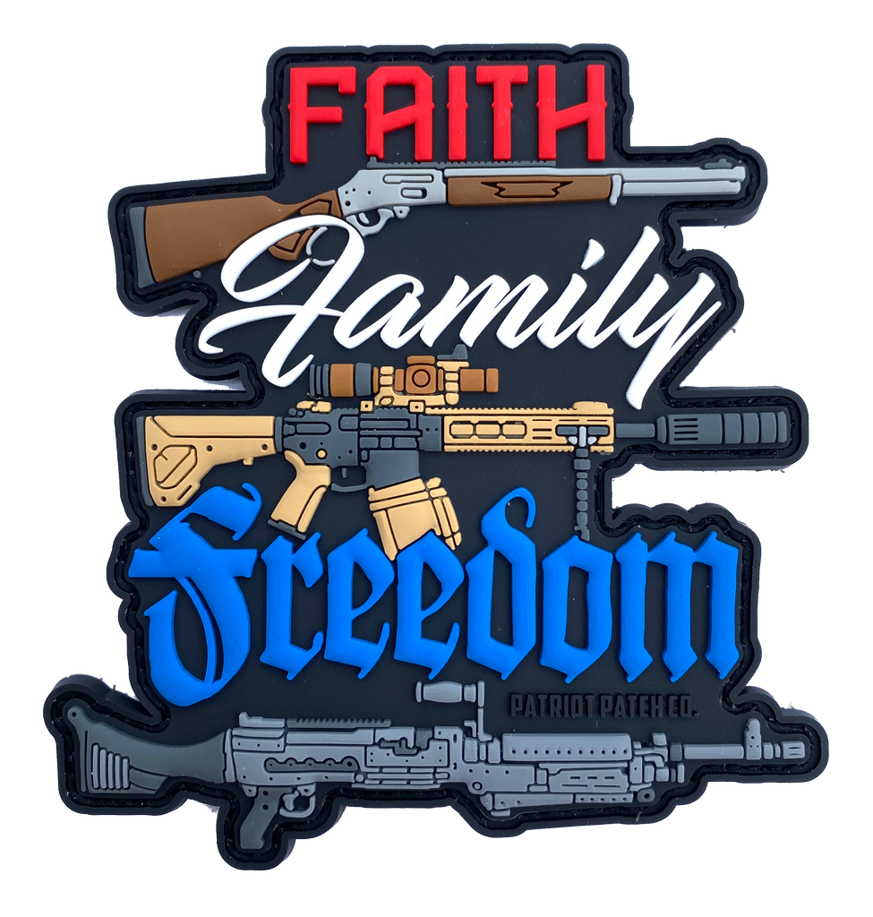Faith, Family, Freedom - Patch