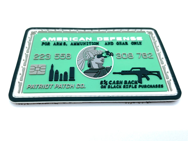 American Defense Card - Patch