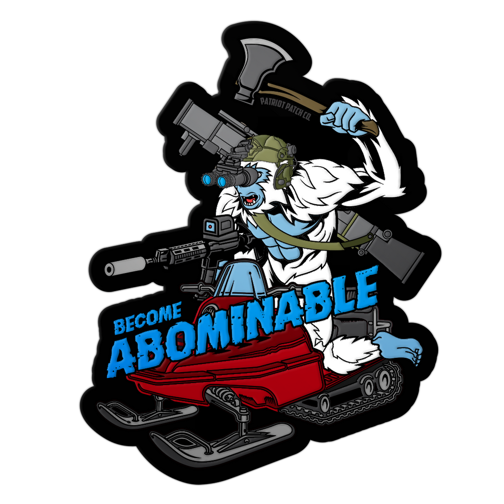 Become Abominable - Snow Mobile - Sticker