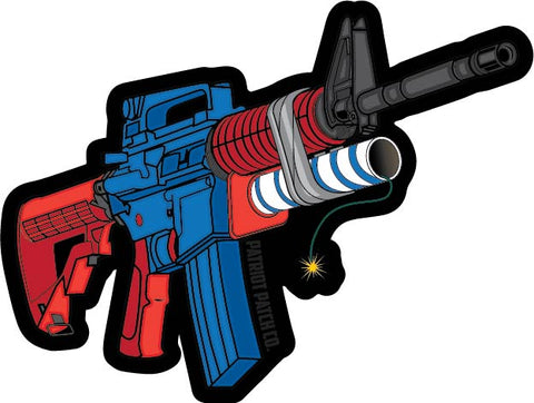 Redneck Grenade Launcher Sticker