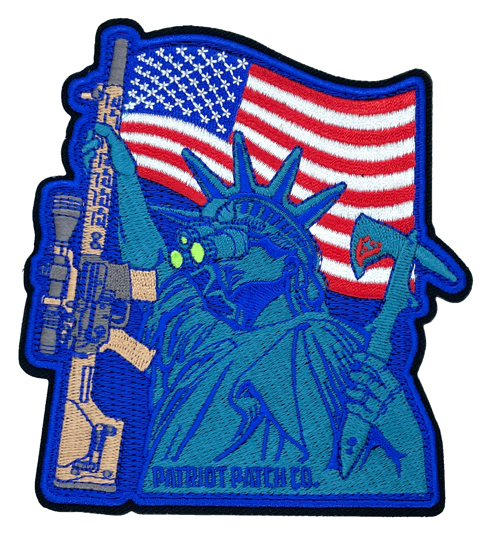 LIBERTY.　THE ACHIEVIST'S　EDIT Vive la Liberté - Statue of Liberty (Original Painting