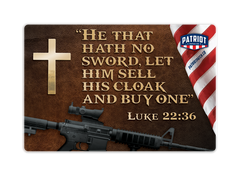 Luke 22:36 - Cleaning Mat/Mouse Pad (16" Wide - Extra Thick)