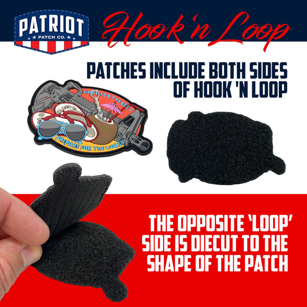 Patriot Patch Co. Logo Patch (Charcoal)