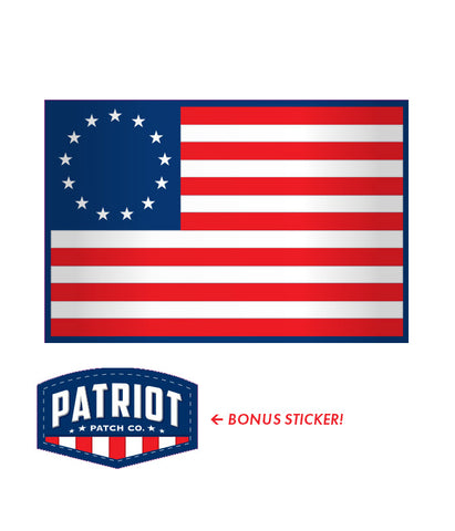 Betsy Ross Flag Sticker