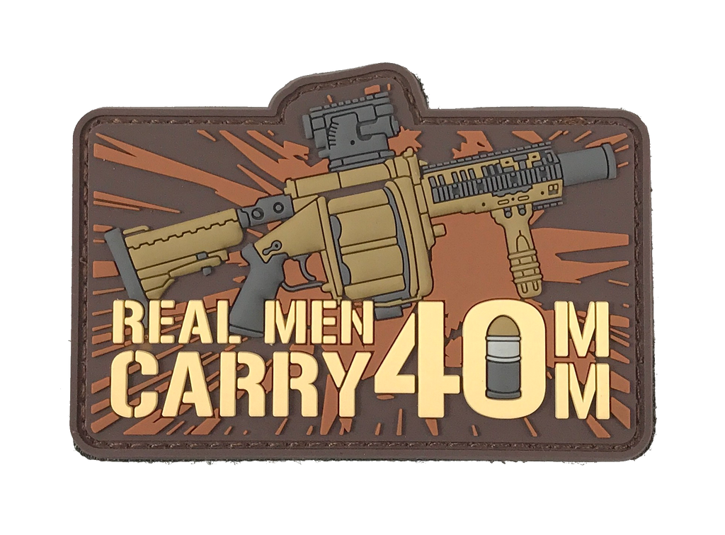 Real Men Carry 40mm - Patch