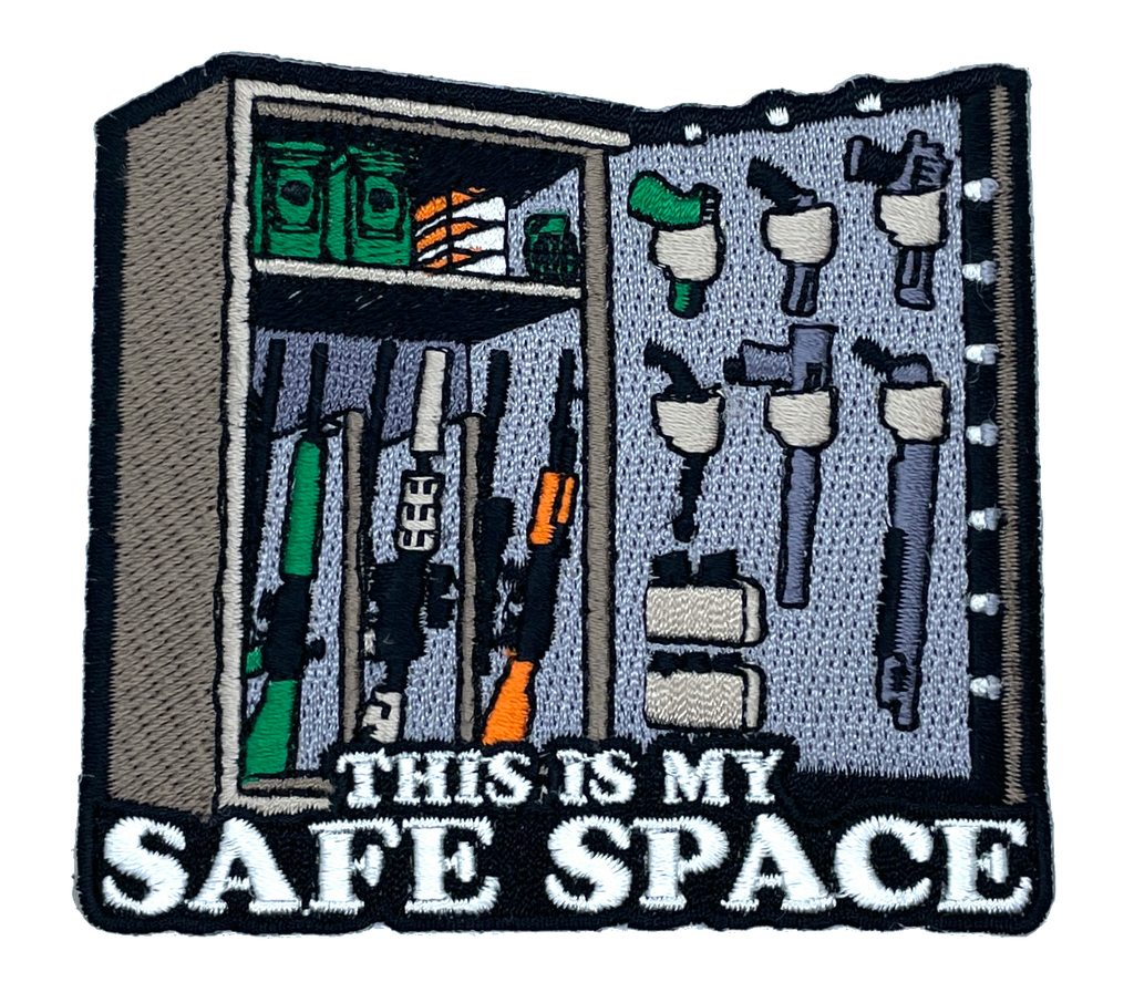 This Is My Safe Space 1.0 (Embroidered) - Patch